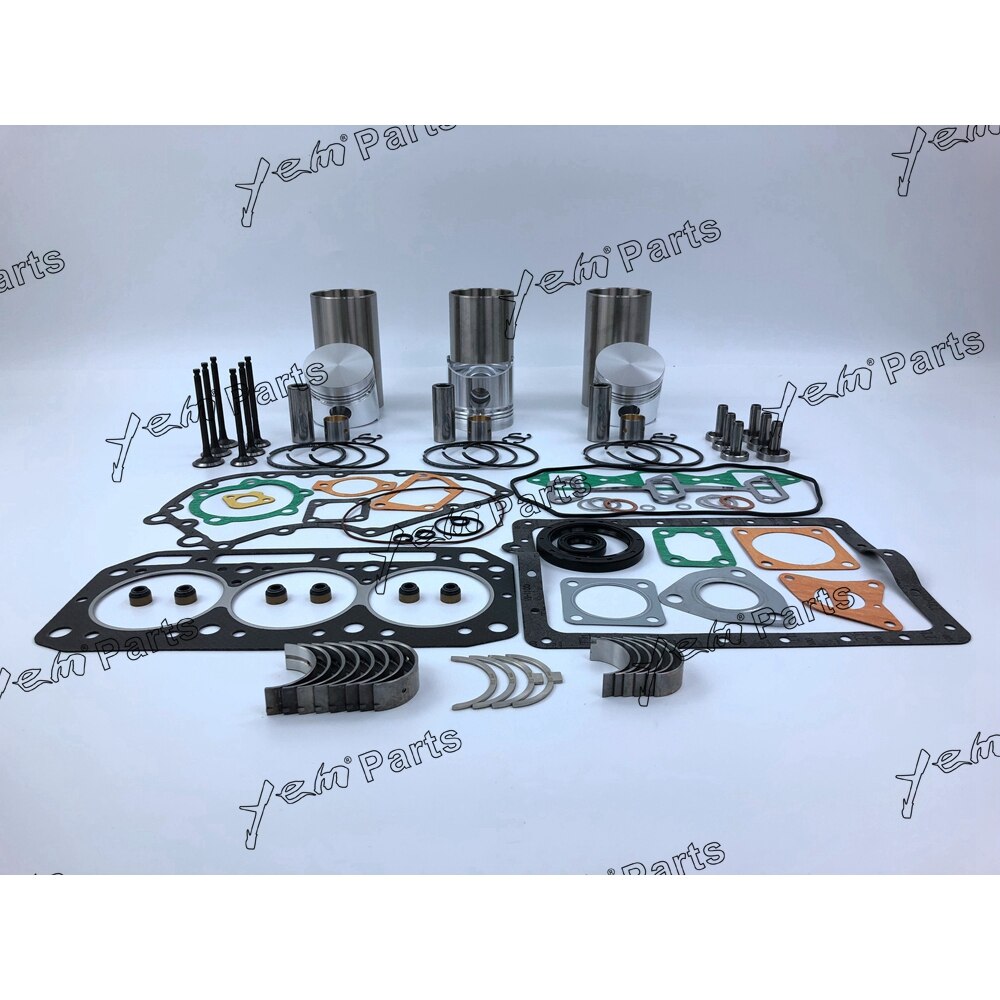 YEM Engine Parts 3D84-1 3D84 Overhaul Rebuild Kit For Komatsu Engine PC20-6 PC25-6 PC30-6 PC30-1 For Komatsu