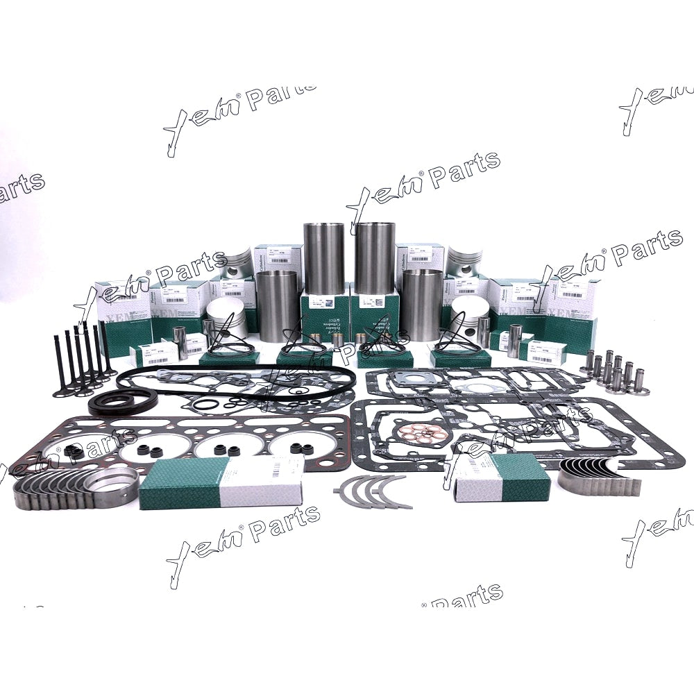 YEM Engine Parts V1702 V1702A Overhaul Rebuild Kit For Kubota KH90 excavator L355DTSS 743 W Valves For Kubota