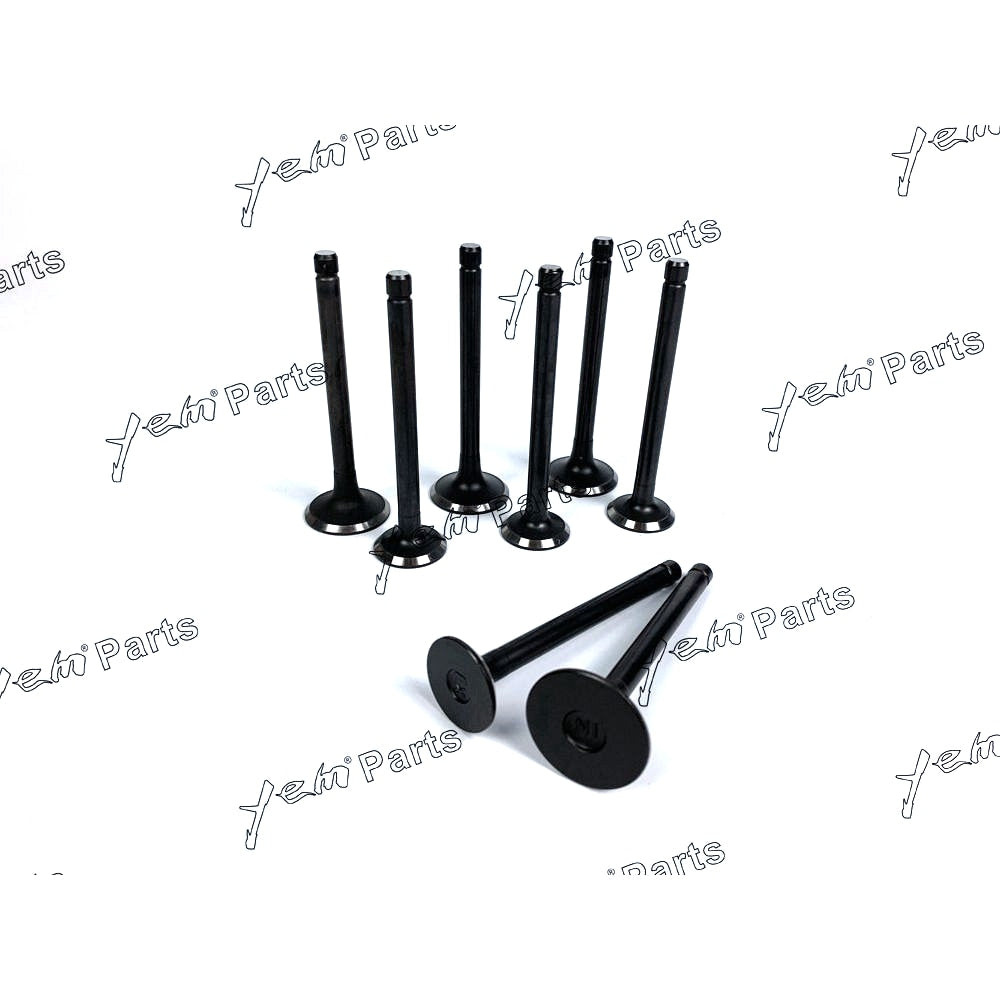 YEM Engine Parts Engine Valve Set For MITSUBISHI K4F - Intake x4 + Exhaust x4 Engine Parts For Mitsubishi