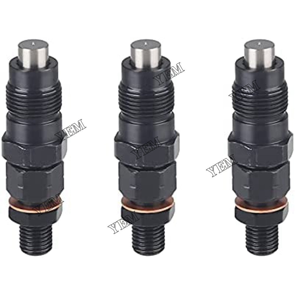 YEM Engine Parts 3x Fuel Injectors 16001-53000 For Kubota RTV900G RTV900T ZD18 ZD21 ZD221 ZD321 For Kubota