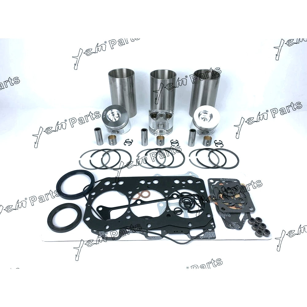 YEM Engine Parts For Yanmar 3TNE82 3TNE82A Engine Rebuild Kit For Kobelco Takeuchi Excavator Bagger For Yanmar