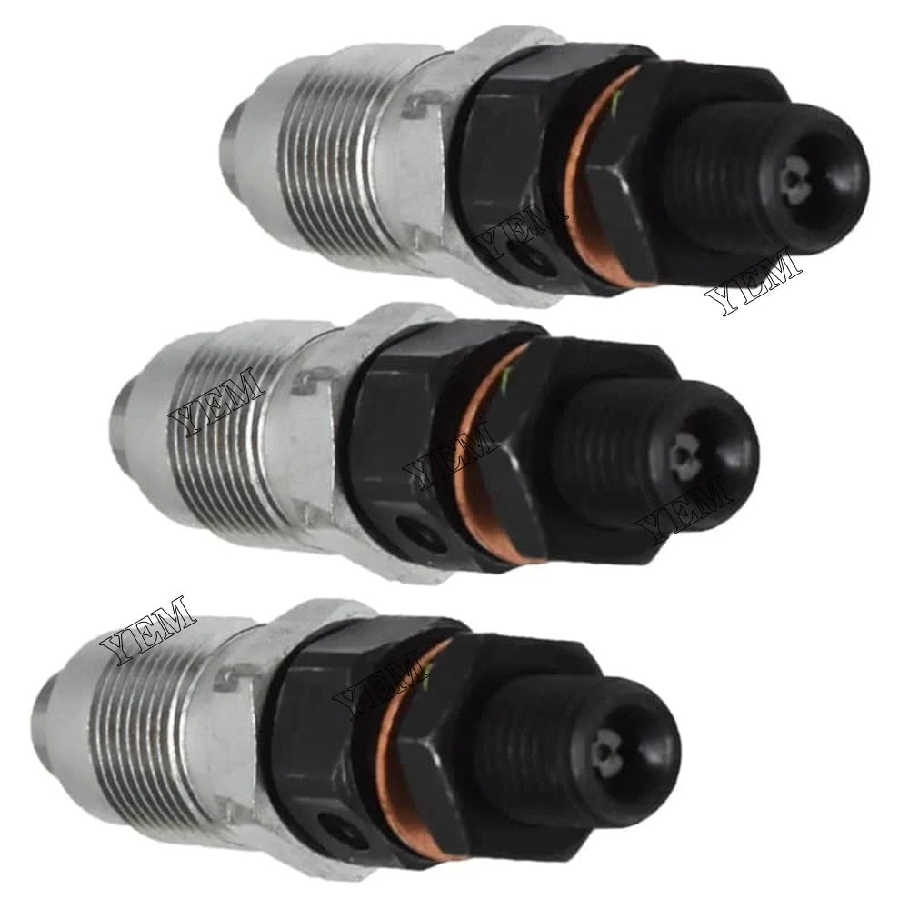 YEM Engine Parts 3 PCS D722 D782 D902 Fuel Injectors Fit For Kubota BX1860 BX1880 BX2360 16871-53000 For Kubota