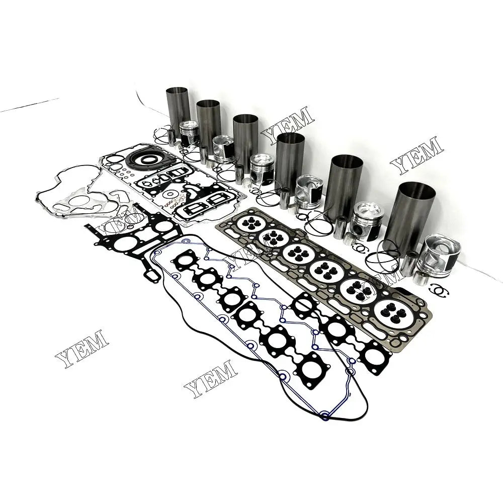 competitive price Cylinder Liner Set With Engine Gasket Kit For Caterpillar C7.1-CR excavator engine part YEMPARTS