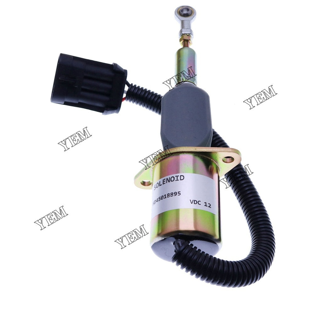 YEM Engine Parts 12V Stop Solenoid 82850507 For New For Holland 8670 8770 8870 8970 TX34 For Other