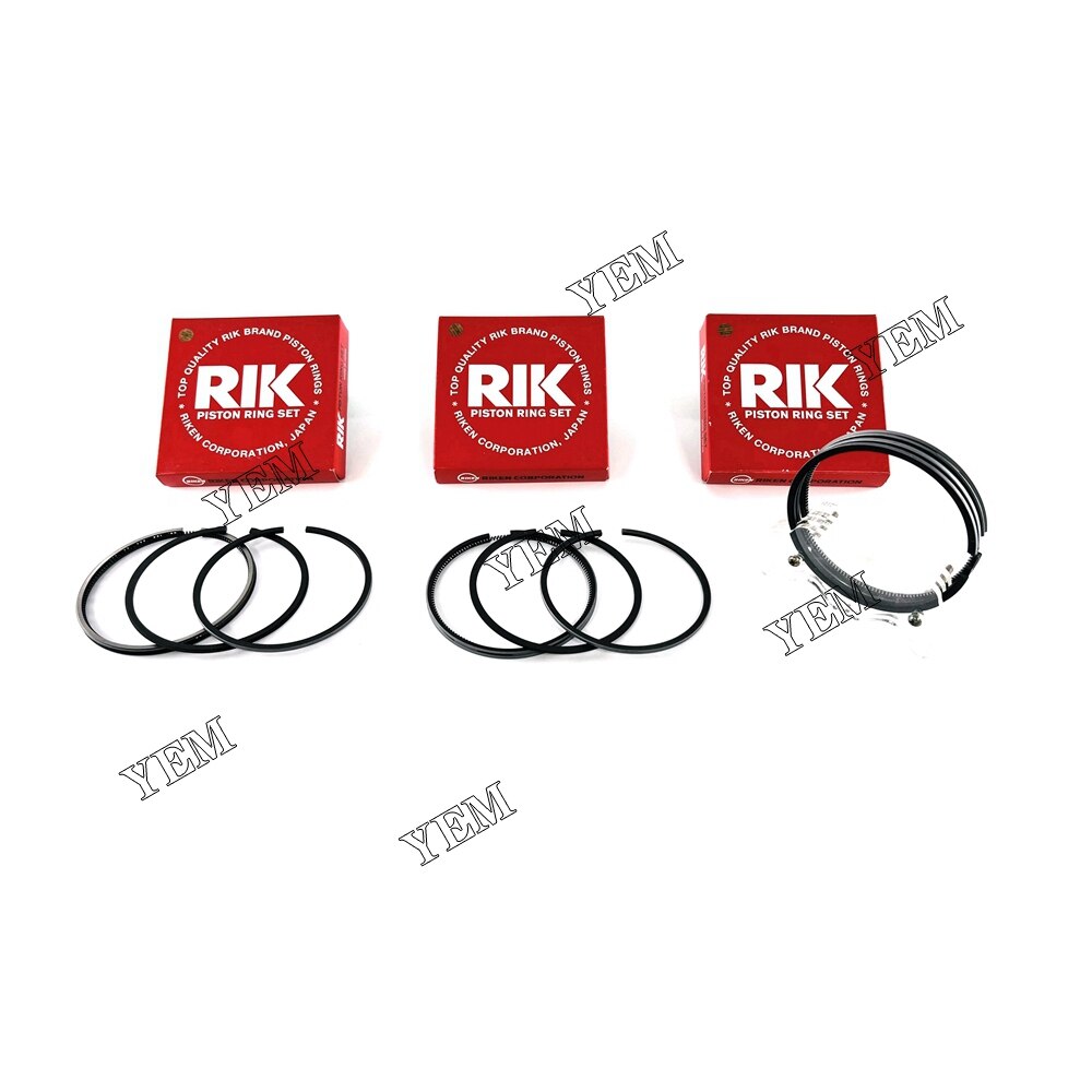 YEM Engine Parts Piston Ring Set For Nissan SD16 Takeuchi TW65 Loader IH274 IH284 Tractor For Nissan