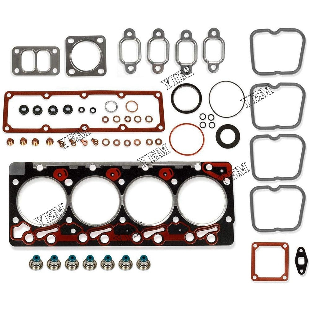 YEM Engine Parts Upper & Lower Full Gasket 3804896 3802375 For Cummins Engine 3.9L 4B 4BT 4BTA For Cummins