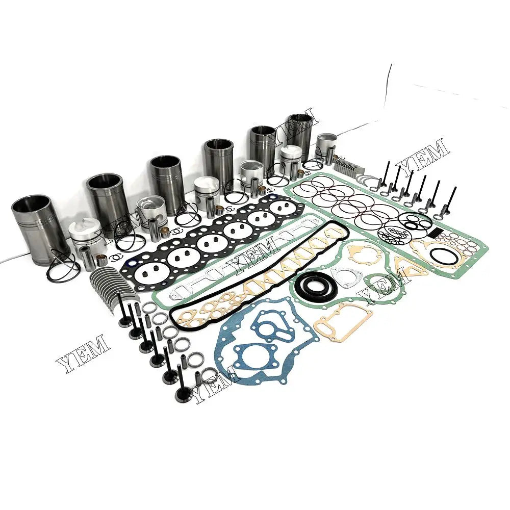 competitive price Overhaul Rebuild Kit With Gasket Set Bearing-Valve Train For Mitsubishi 6DS70 excavator engine part YEMPARTS