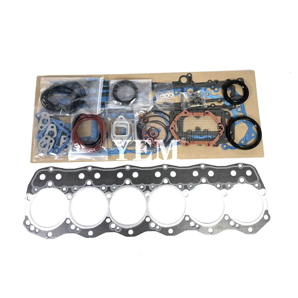 YEM Engine Parts For Mitsubishi 6D15 6D15T Engine Gasket Kit For Excavator Crane Truck For Mitsubishi