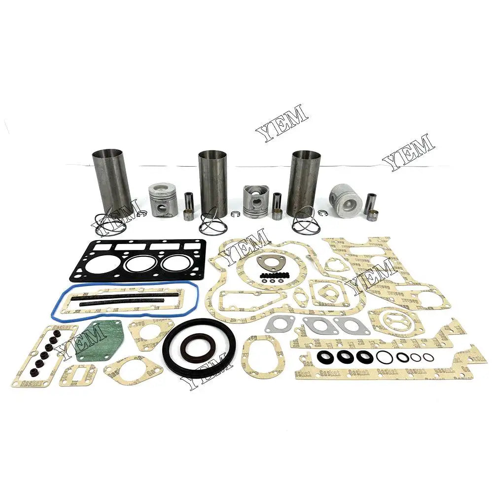 3X High performanceOverhaul Kit With Gasket Set For Perkins 903.27 Engine YEMPARTS