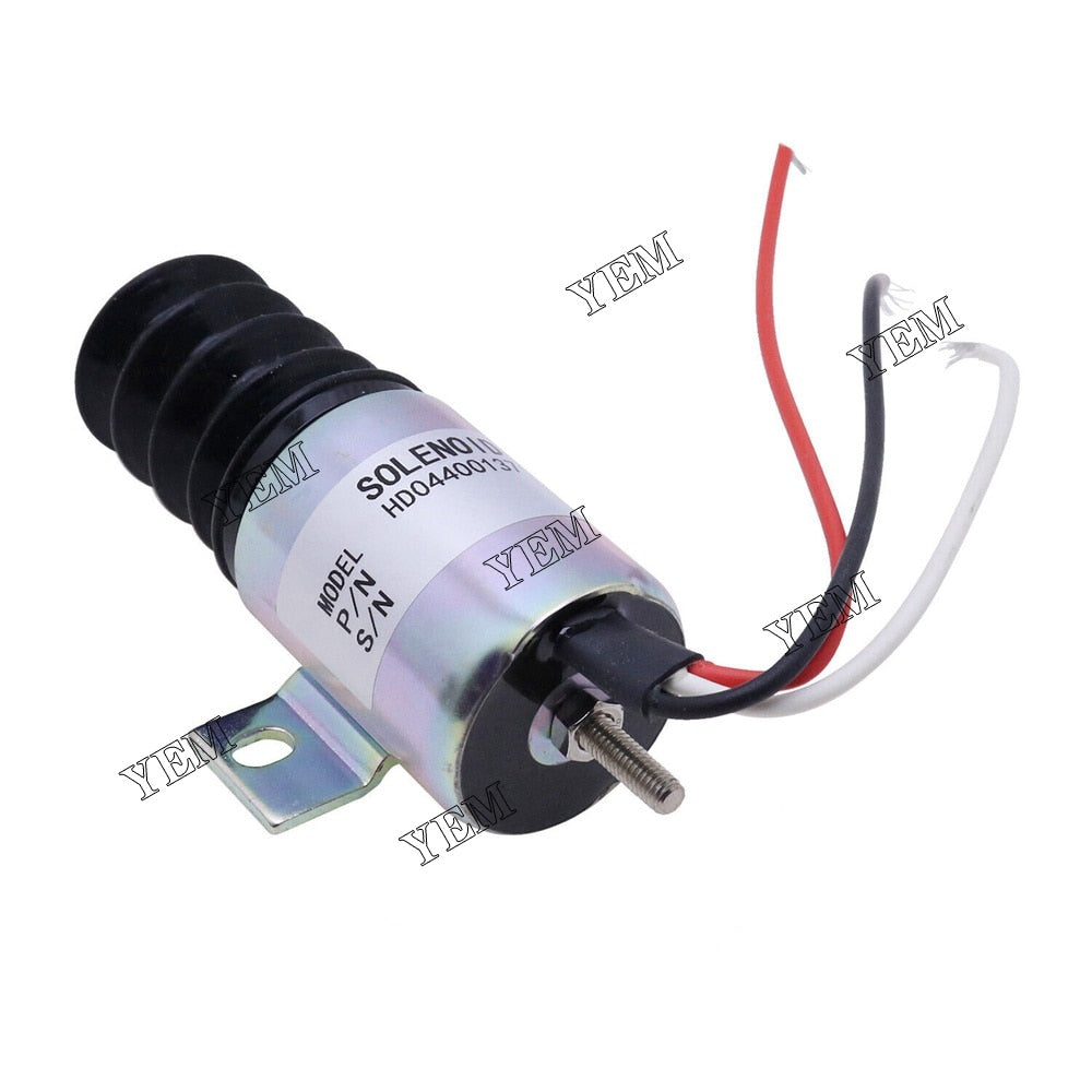 YEM Engine Parts 12V Throttle Stop Solenoid 247617 for Miller Trailblazer 302 Engine Bobcat 250 For Bobcat