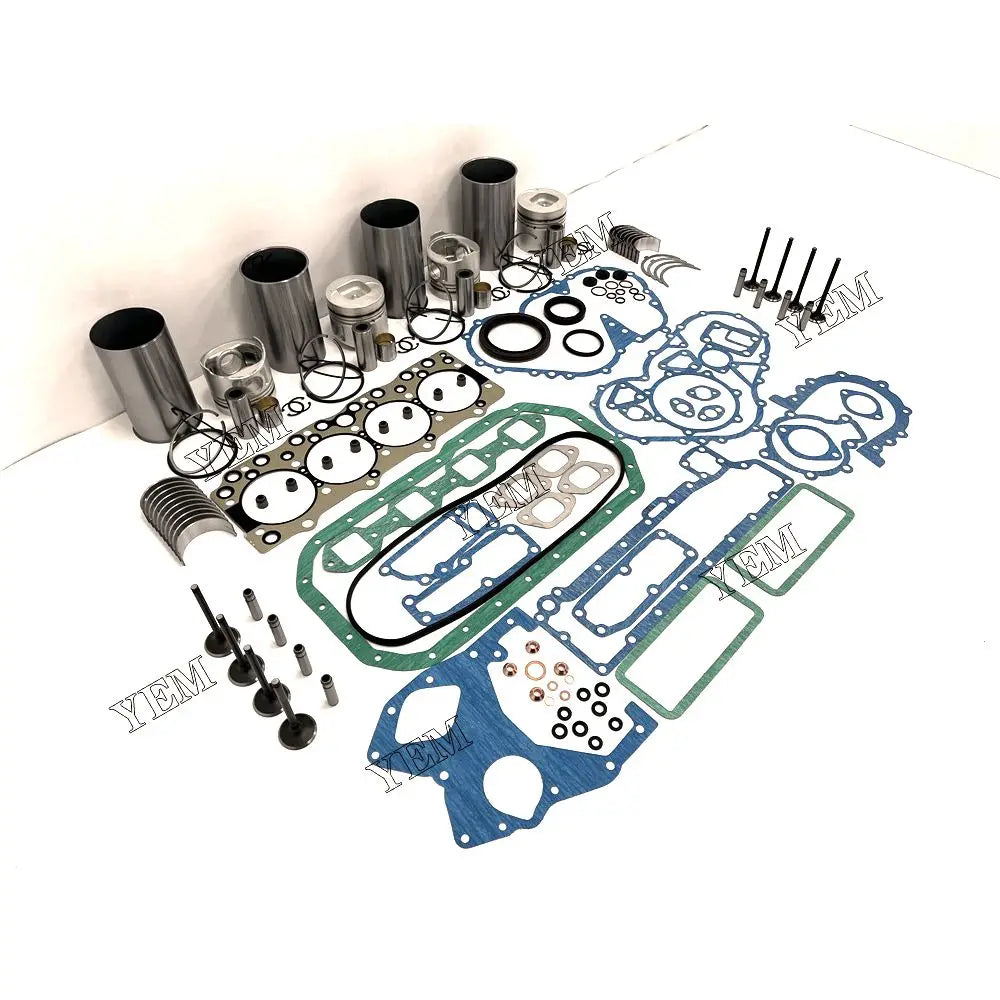 competitive price Engine Overhaul Rebuild Kit With Gasket Bearing Valve Set For Isuzu 4BE1 excavator engine part YEMPARTS