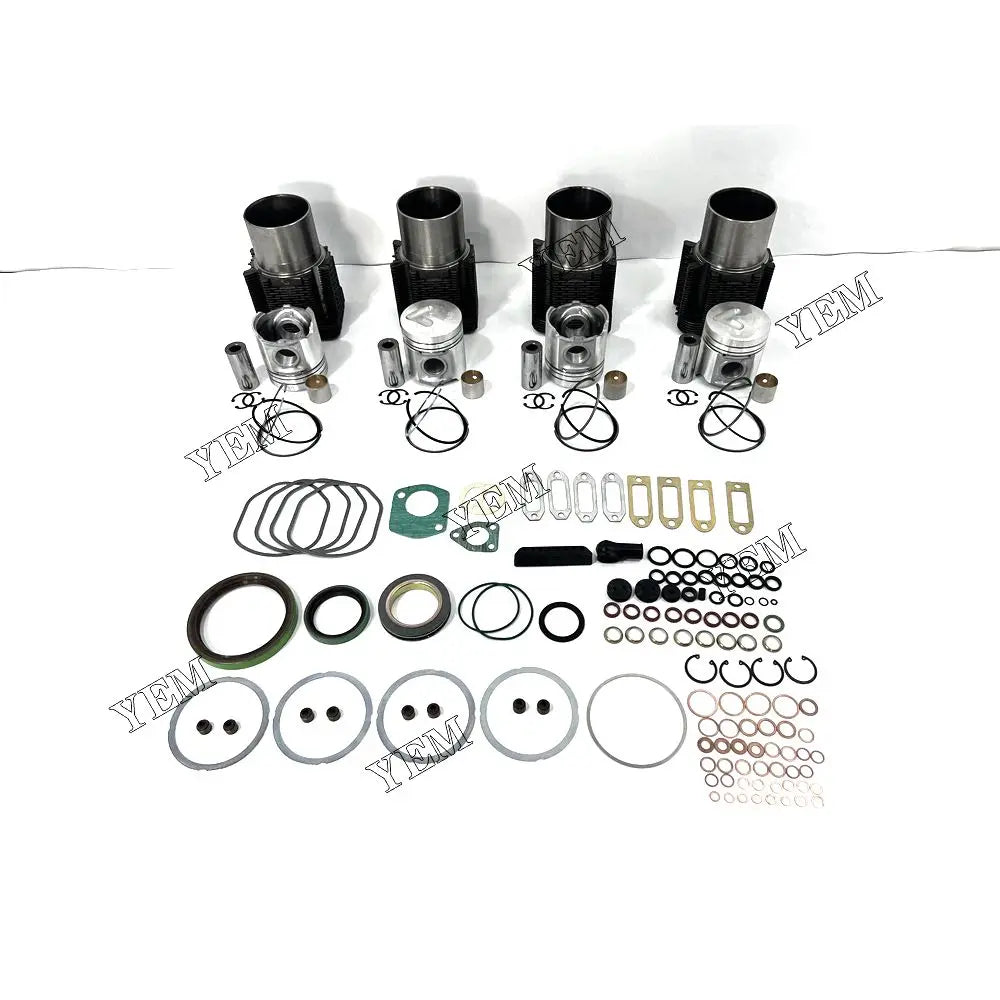 competitive price Engine Liner Kit With Full Gasket Set For Deutz F4L912W excavator engine part YEMPARTS