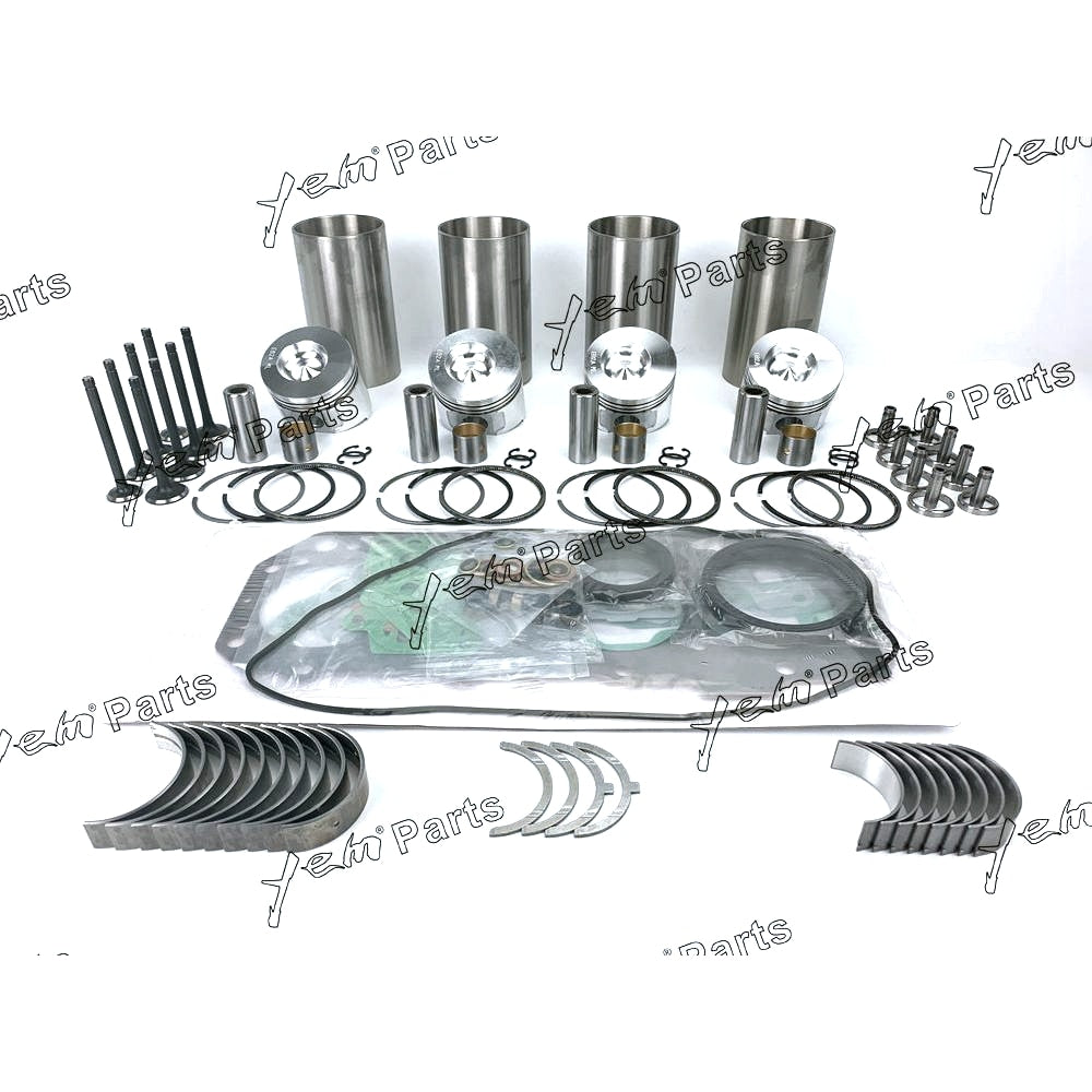 YEM Engine Parts Overhaul rebuild Kit For Yanmar 4TN82 4TN82E 4TN82L Engine W Valves For Yanmar