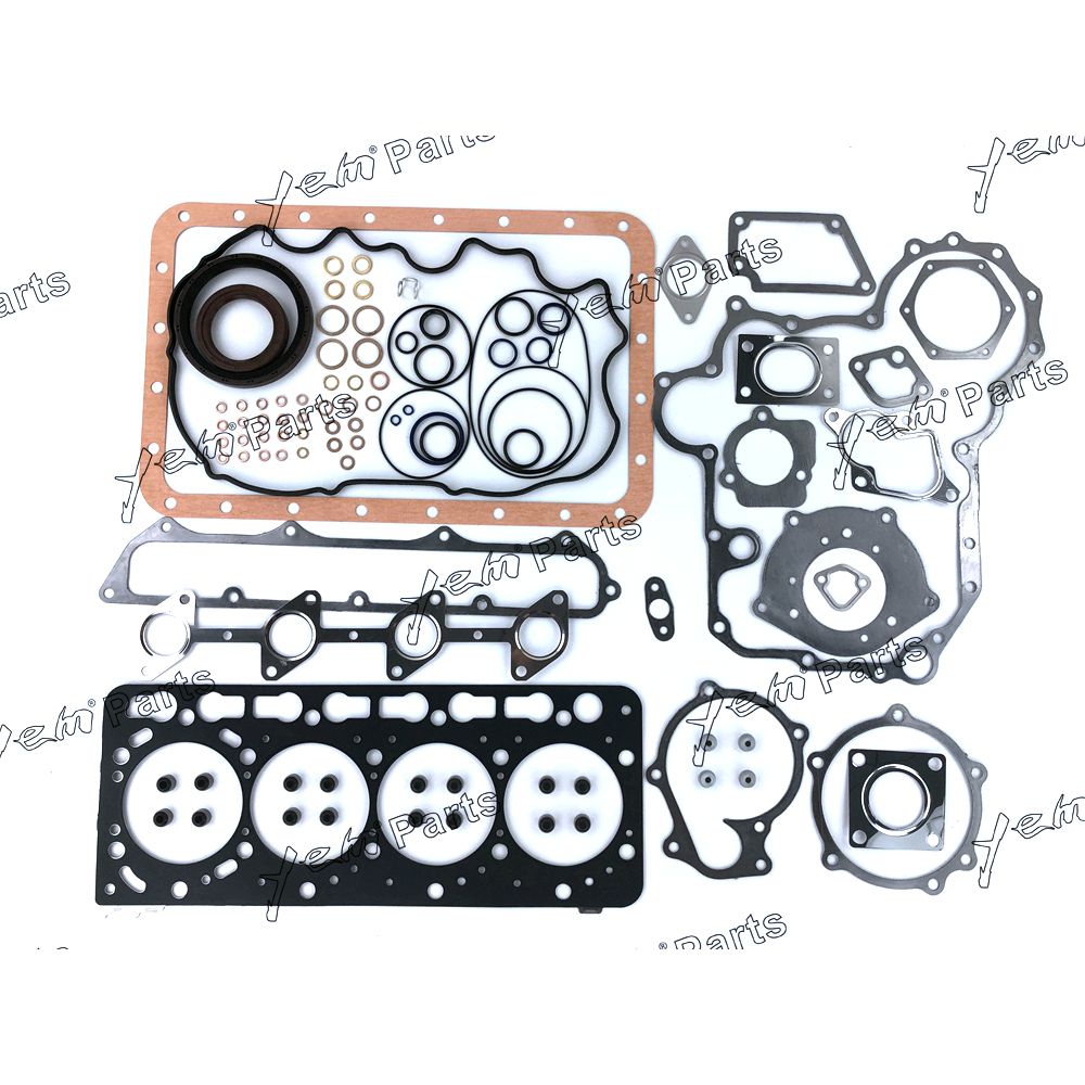YEM Engine Parts For Kubota V3800 V3800T Full Overhaul Gasket Kit Tractor Engine Upper Lower Set For Kubota