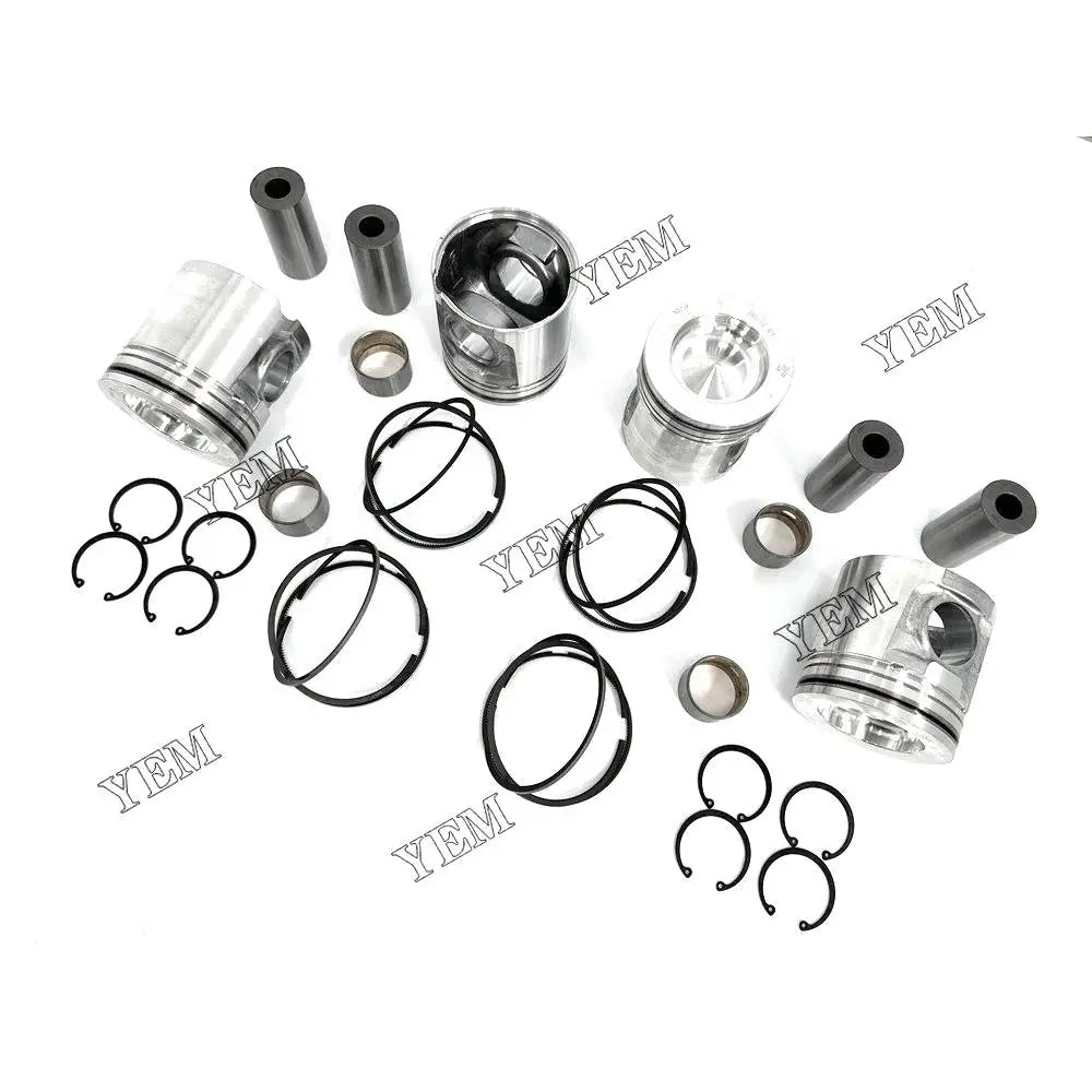 4X High performancePiston With Rings For Volvo D5A-T Engine YEMPARTS