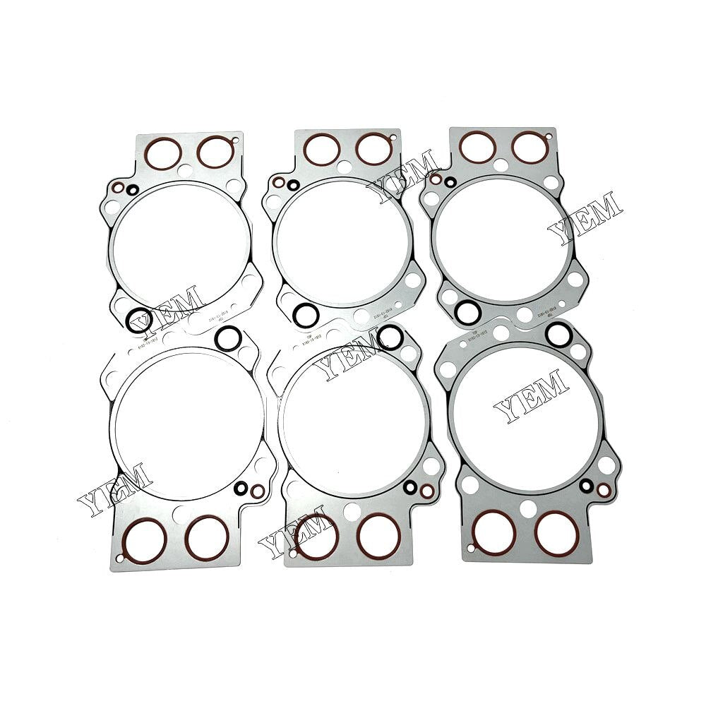 YEM 6D170 Head Gasket Komatsu excavator diesel engine YEMPARTS