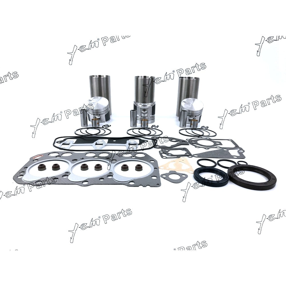 YEM Engine Parts For Yanmar 3TNA72 3TNA72L Diesel Engine Rebuild Kit For Kobelco SK15SR Excavator For Yanmar