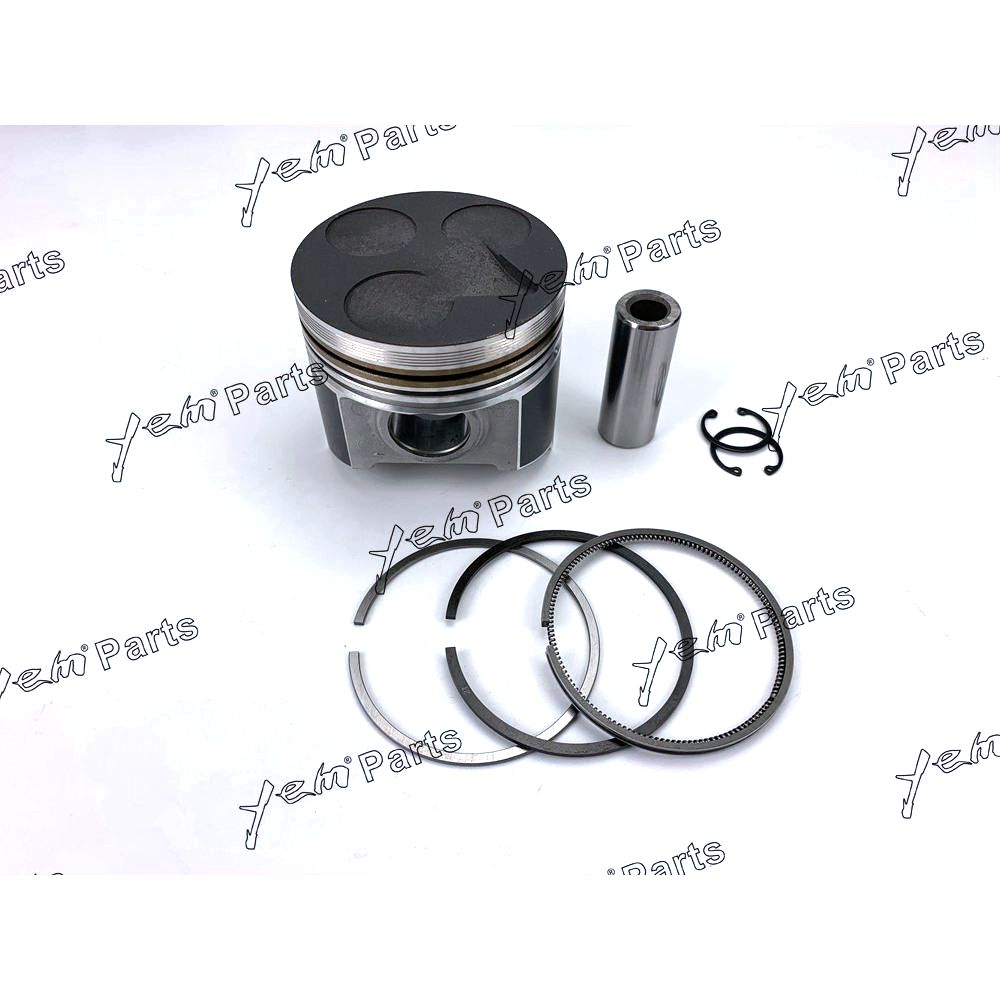 YEM Engine Parts V3600 V3600T V3600E Piston Kit With Ring Set For Kubota Engine 1J510-2111-3 98mm For Kubota