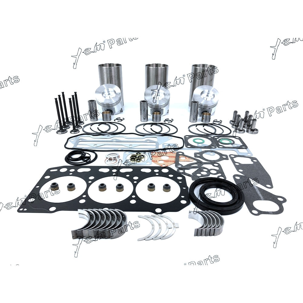 YEM Engine Parts For Yanmar For Komatsu Engine Parts 3TNE88 3D88E-3 3D88 Overhaul Rebuild Kit For Yanmar