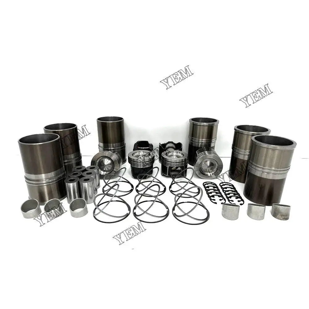 6X High performanceCylinder Liner Kit For Caterpillar C11 Engine YEMPARTS