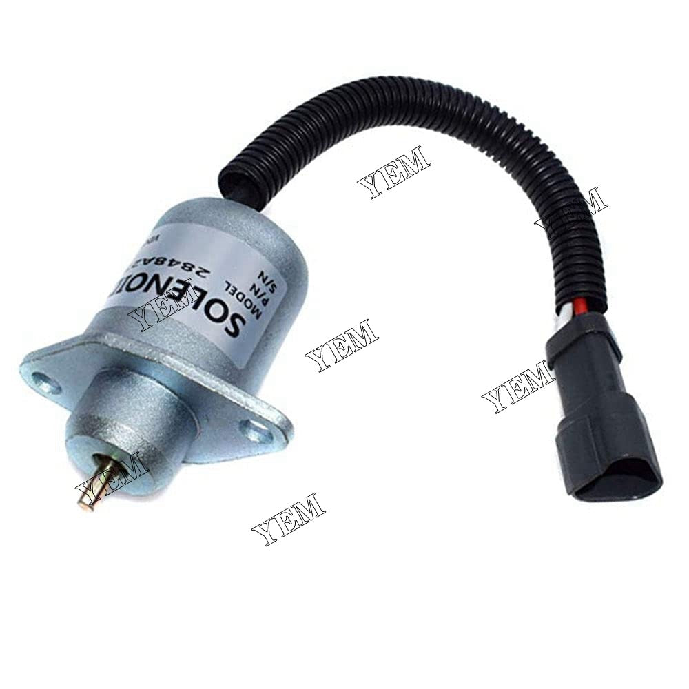 YEM Engine Parts Solenoid 2848A278 Fits For Caterpillar Cat 216 226 236 246 Skid Steer w/ 3034C For Caterpillar