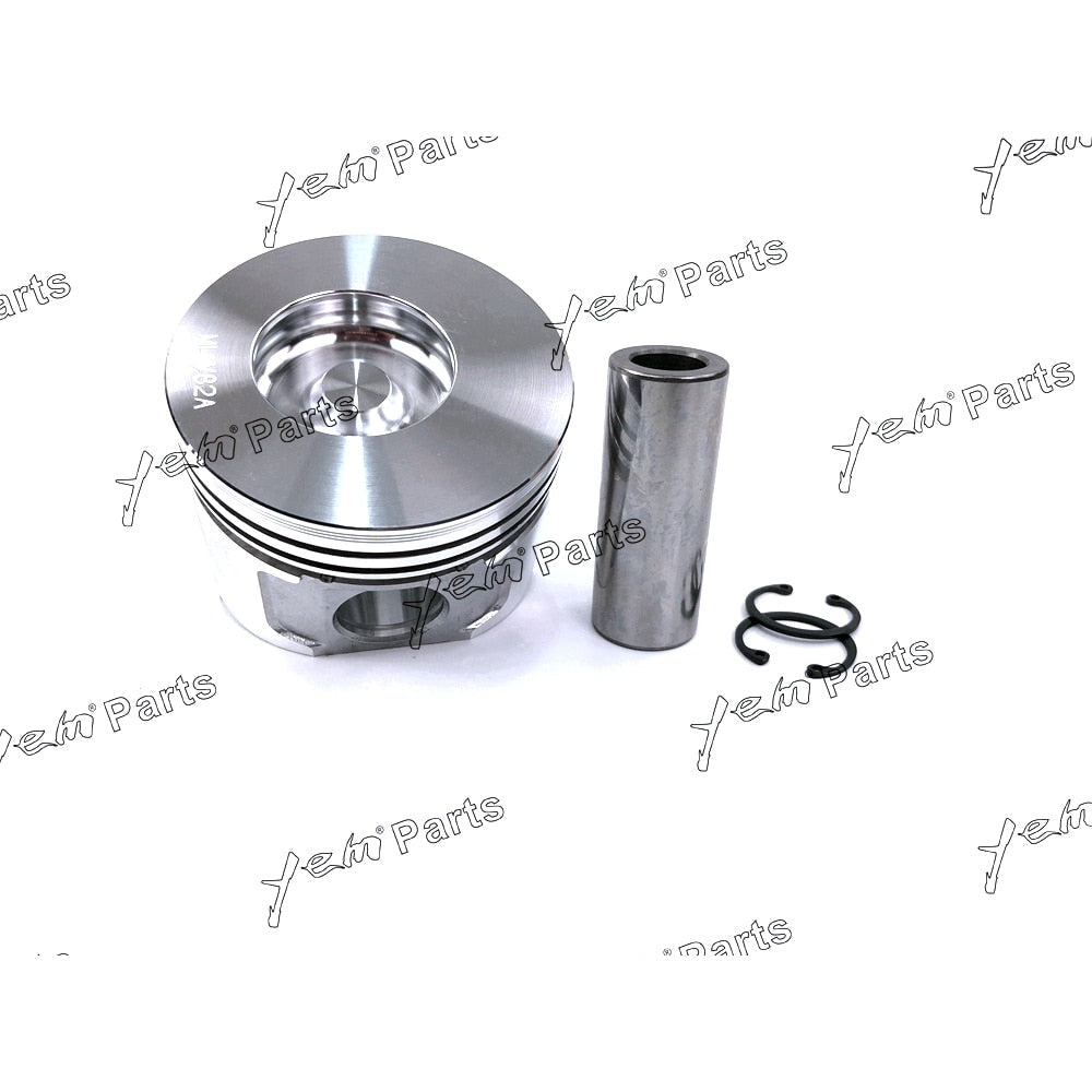 YEM Engine Parts 3 Sets STD Piston Set (Pin & Clip & Ring) 82mm For Yanmar 3TNV82 3TNV82A Engine For Yanmar