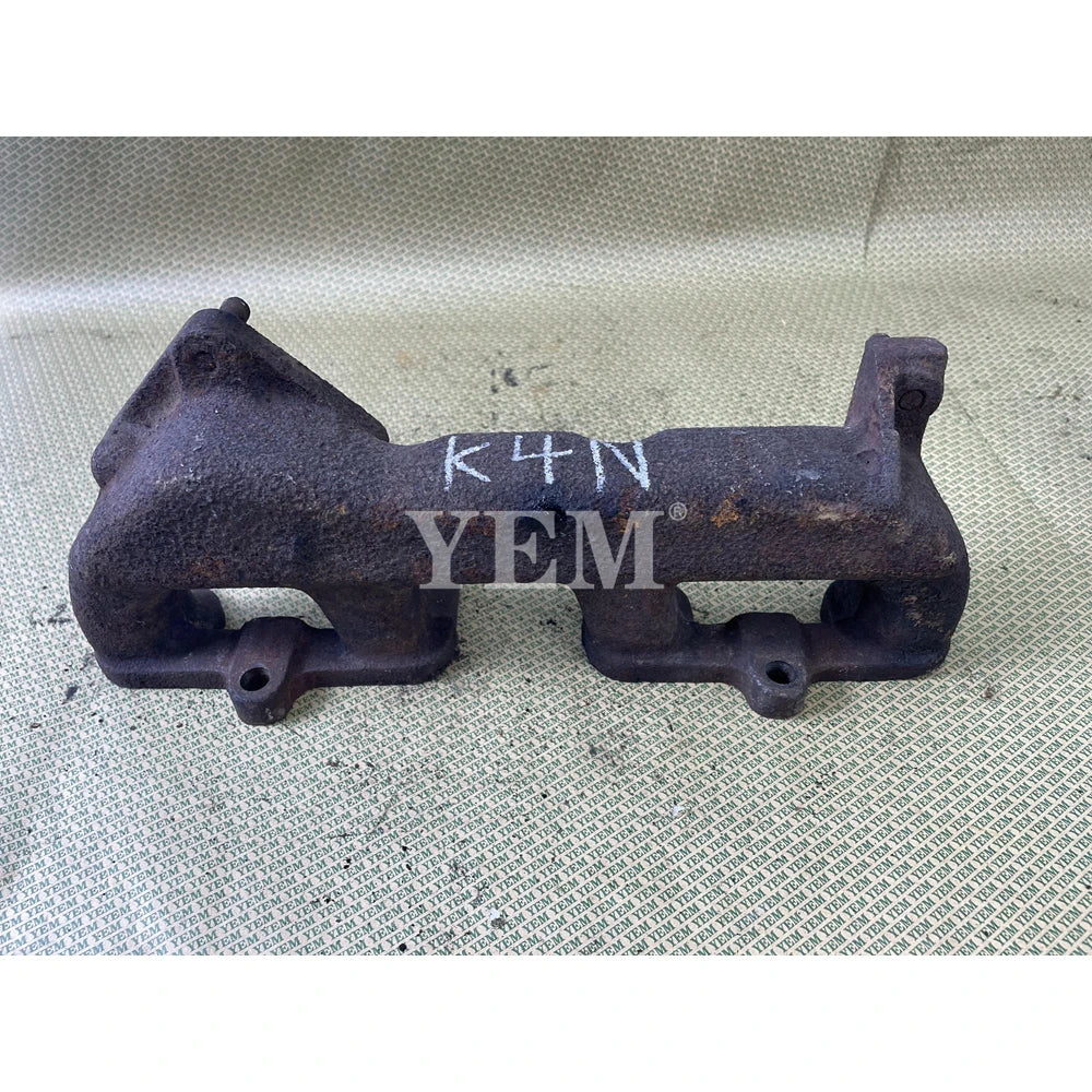 USED K4N EXHAUST MANIFOLD FOR MITSUBISHI DIESEL ENGINE SPARE PARTS For Mitsubishi