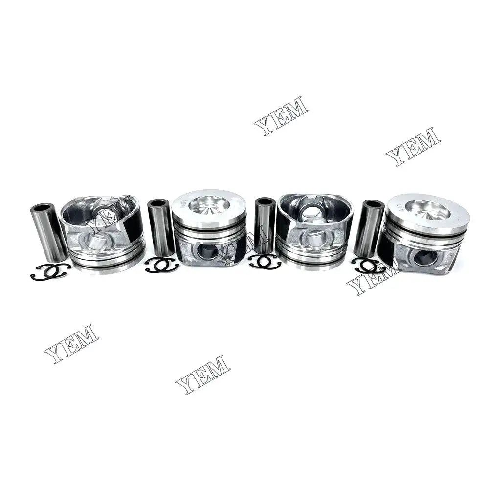 4X Part Number 1J070 60x22 Piston For Kubota V1505 V1505-CR Engine YEMPARTS