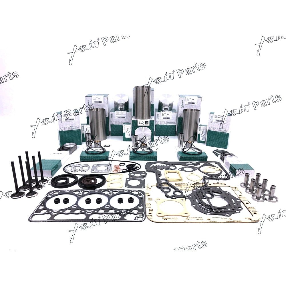 YEM Engine Parts Overhaul Rebuild Kit For Kubota D950-B Engine Bobcat 553 543 543B 543C Loader For Kubota