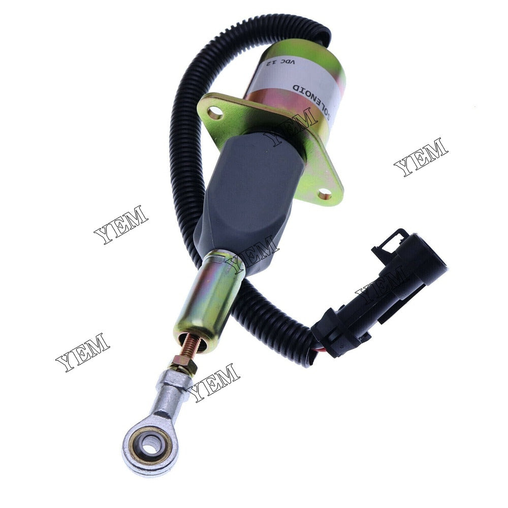 YEM Engine Parts Shut Off Solenoid Valve For Ford New For Holland Tractor 8670 8970 8770 For Other