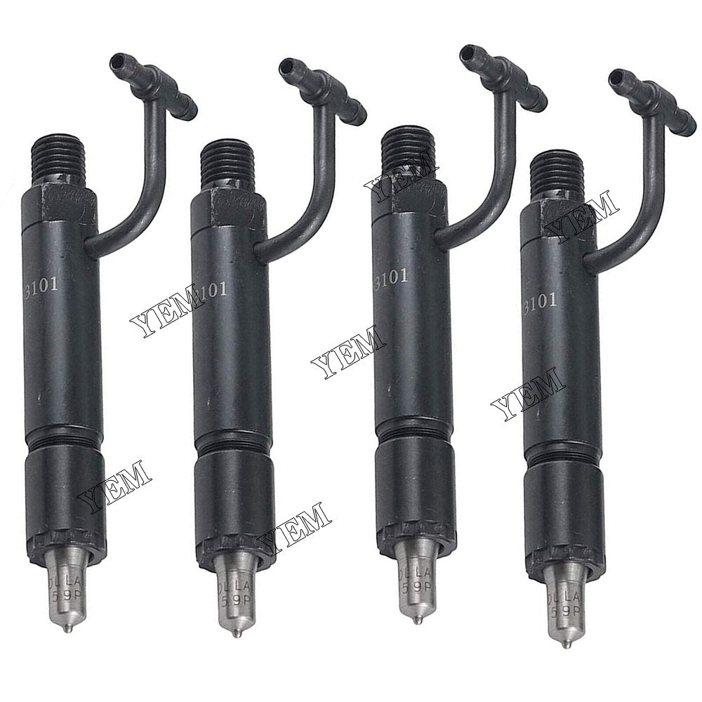 YEM Engine Parts 4 PCS Fuel Injector 729004-53101 for Yanmar 3 Cylinder Engine 3TNV84 3TNV88 For Yanmar