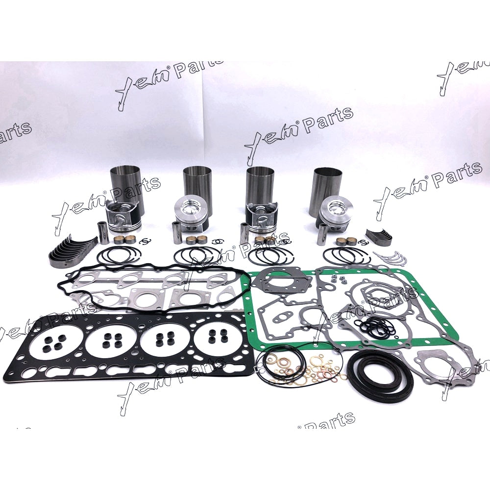 YEM Engine Parts V3300 V3300-DI-T Overhaul Rebuild Kit For Kubota S250 T225 245 Loader For Kubota