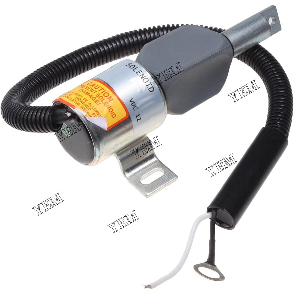 YEM Engine Parts 12V Shut Down Solenoid 1753ES-12E6UC4B1S1CC43 For Kubota Engine For Kubota