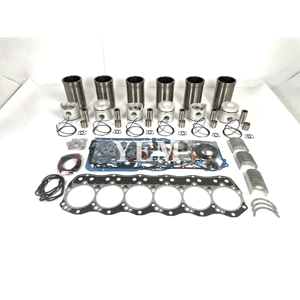 YEM Engine Parts 6D15(T) Engine Overhaul Rebuild Kit Fit For Mitsubishi Excavator Piston ME032870 For Mitsubishi