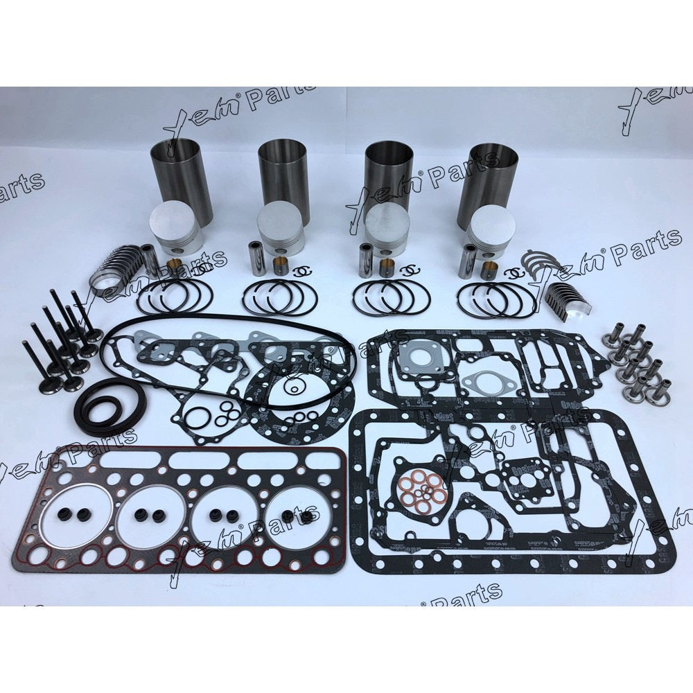 YEM Engine Parts V1702 Indirect-injection 4 Cyl Rebuild For Kubota 1600 Articulated Loader 3023 For Kubota