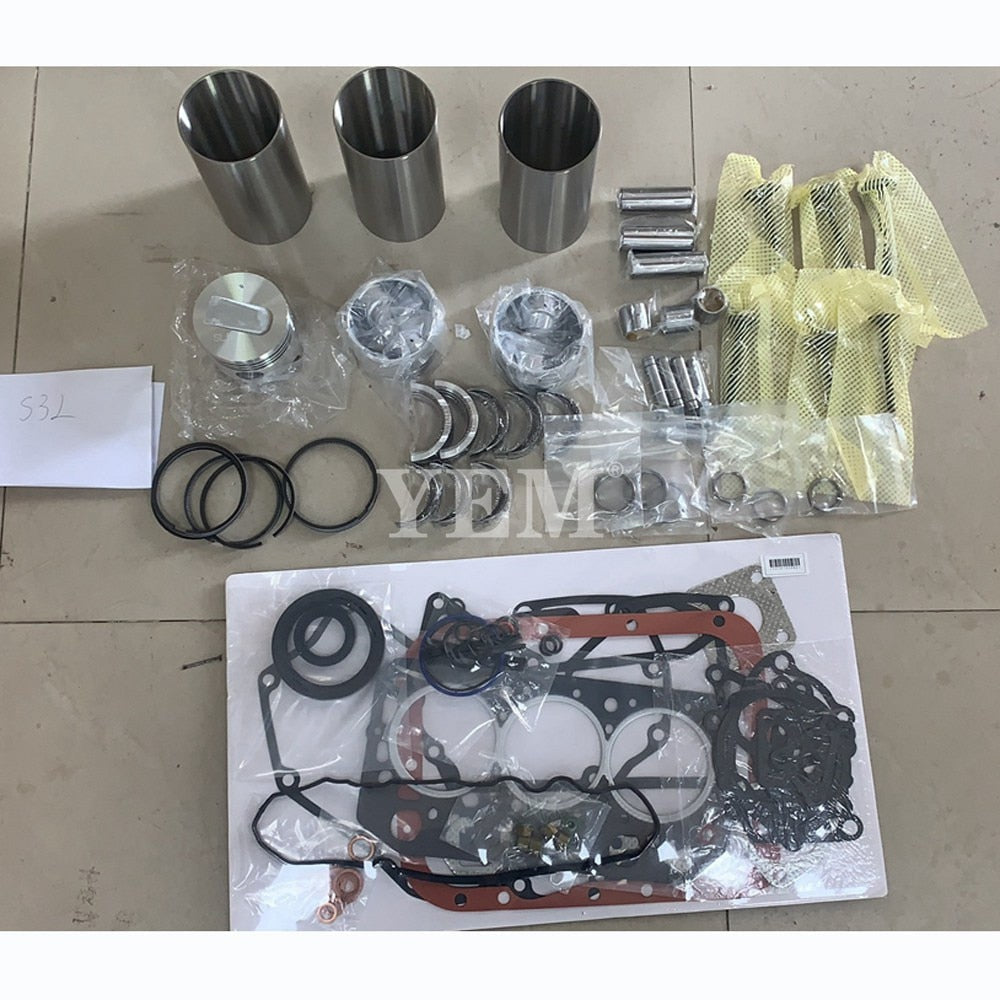 YEM Engine Parts Overhaul Rebuild Kit For Mitsubishi S3L S3L2-Y1 Engine MM25T MM30CR MM30T Loader For Mitsubishi