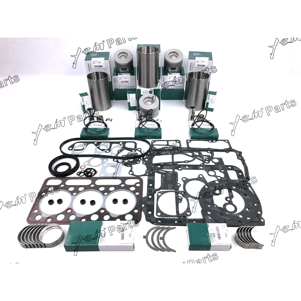 YEM Engine Parts For Kubota D1402 IDI Engine Rebuild Kit For Bobcat Loader For Kubota KH91 Excavator For Kubota