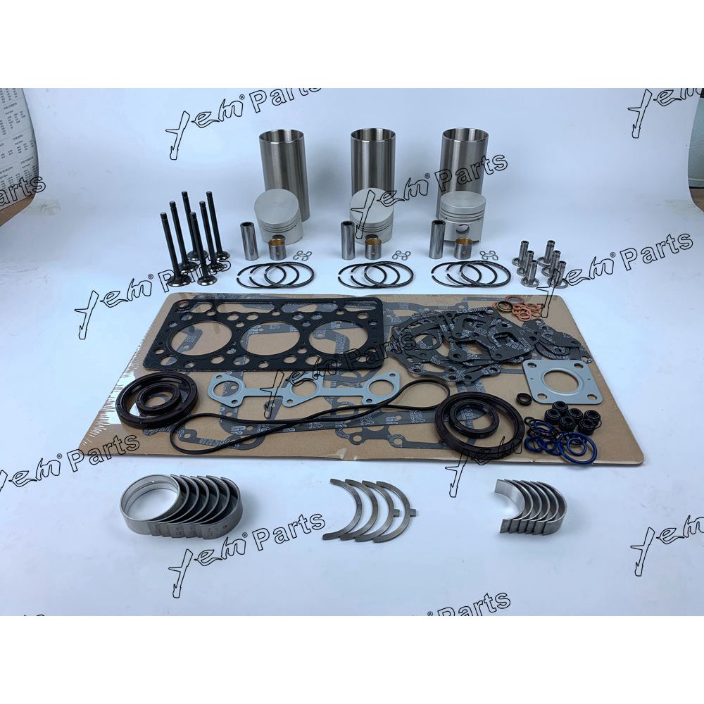 YEM Engine Parts D750 Rebuild Kit For Kubota B5200D B5200E B7100 B7100HST-DT B7100HST-E For Kubota