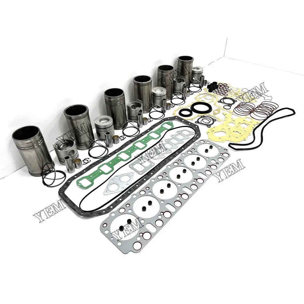 competitive price Overhaul Liner Kit With Gasket Set For Nissan FD6 excavator engine part YEMPARTS