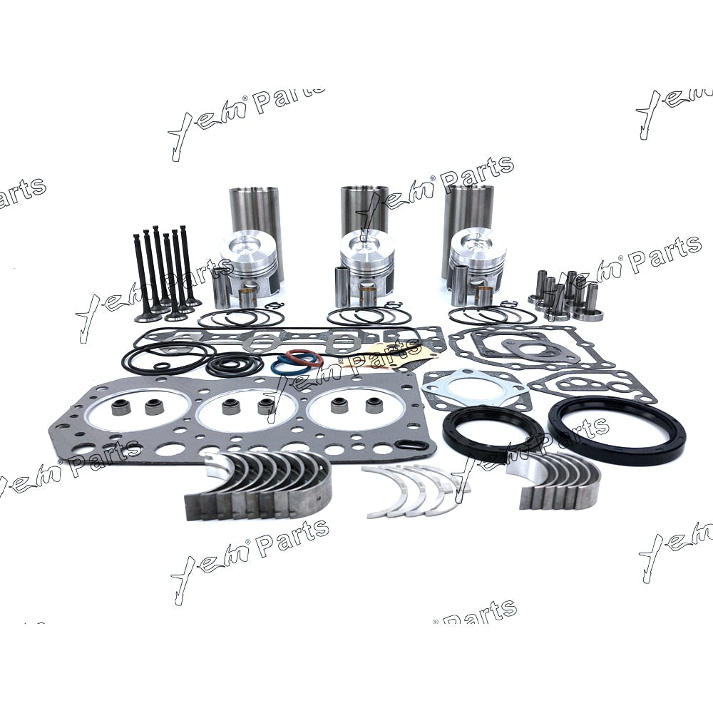 YEM Engine Parts Overhaul Rebuild Kit For Yanmar 3TN75 3TN75E 3TN75U Engine F17 FX17 FX16 W Valve For Yanmar