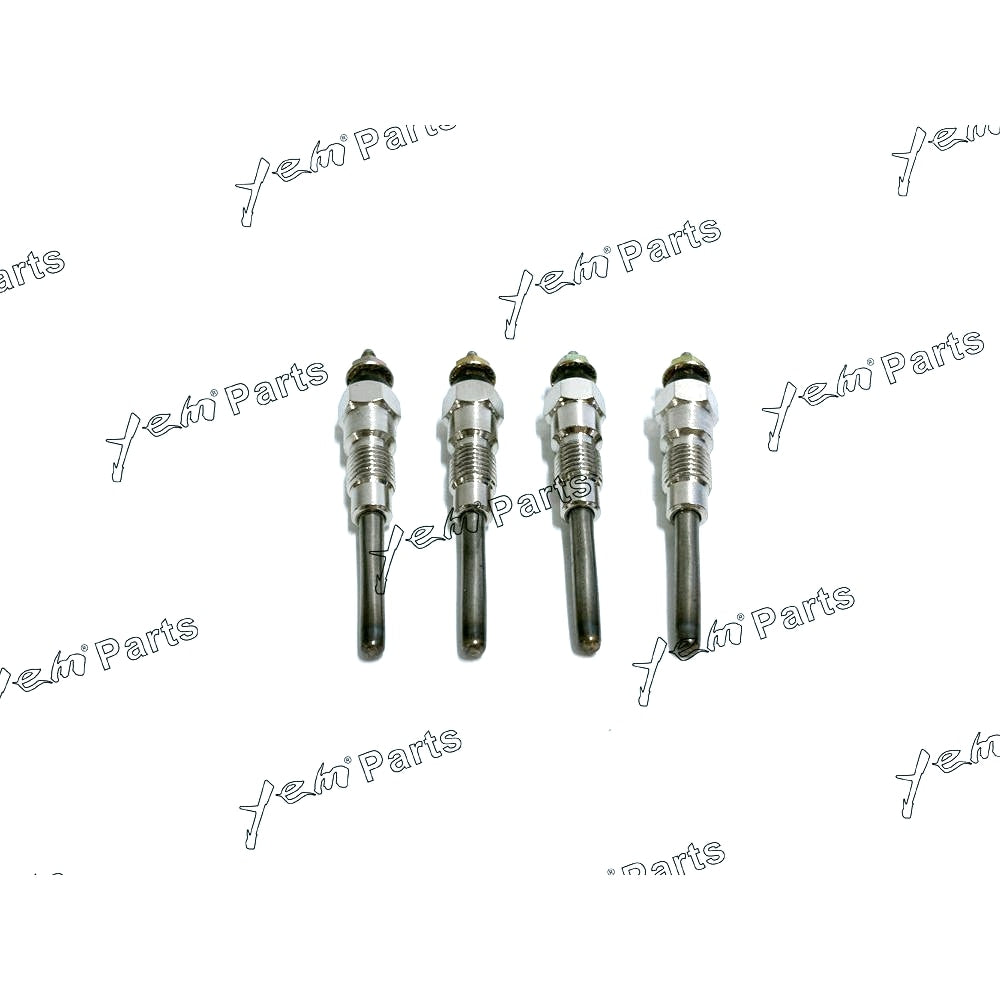 YEM Engine Parts For Komatsu Engine 4D94 4D95L 4D95S 4 PCS Glow Plug 12V For Komatsu