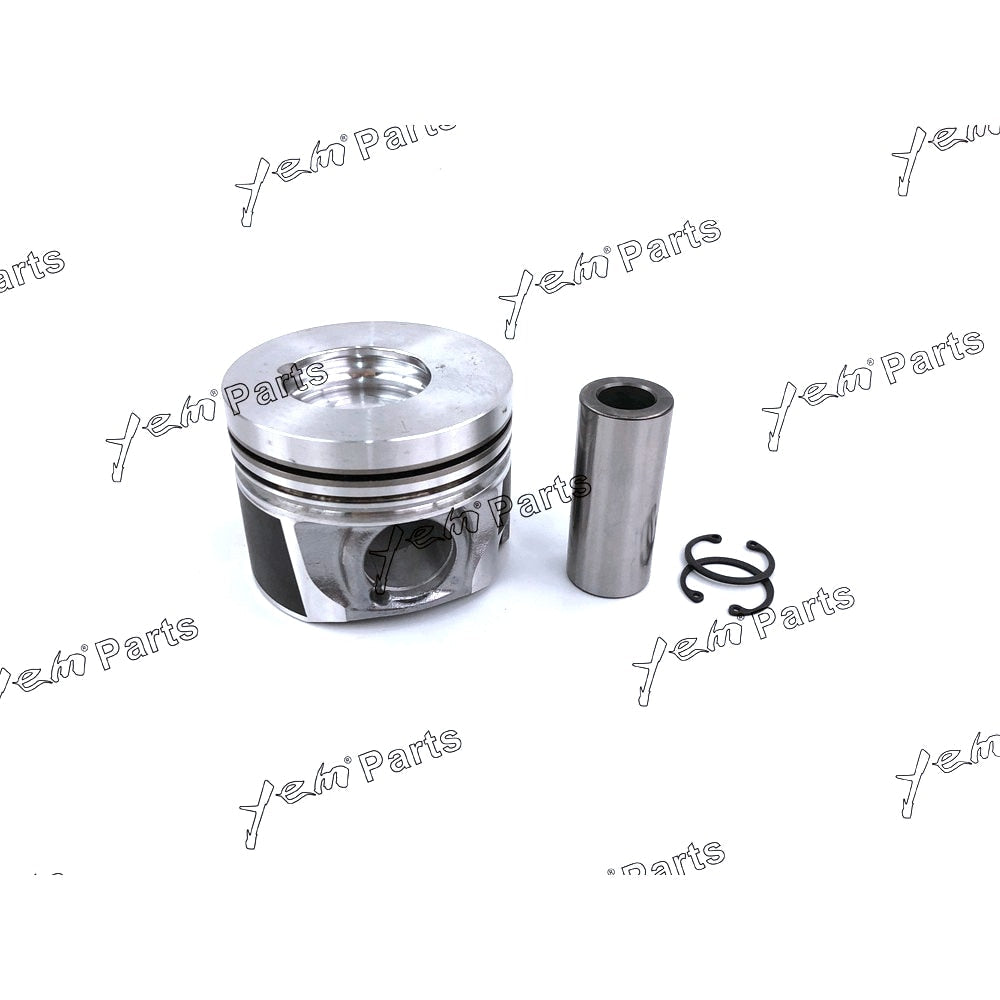 YEM Engine Parts 4 Sets STD Piston & Rings 85mm For Isuzu 4LE2 Digger Excavator 8-98068-158-1 For Isuzu