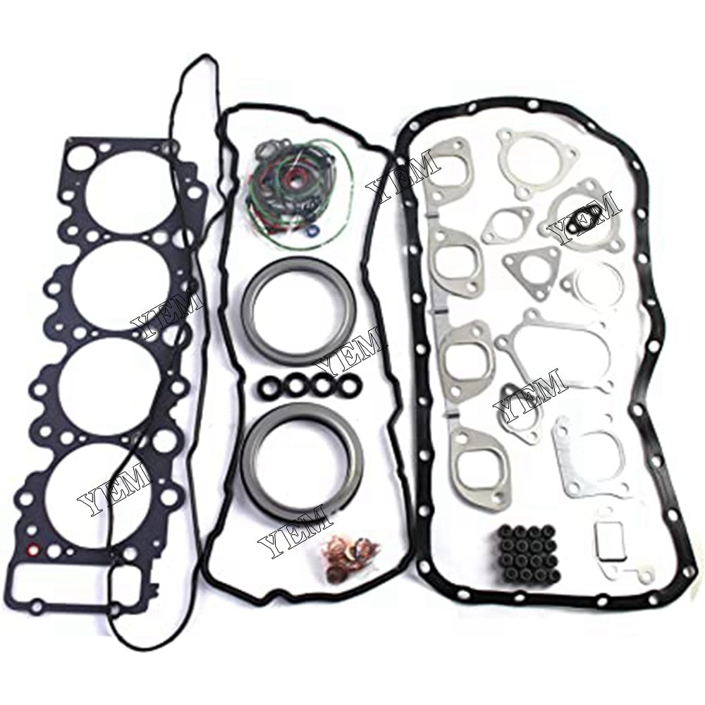 YEM Engine Parts Full Gasket Set Kit Fit For Isuzu 4HK1 4HK1TC Engine Hitachi JCB Excavator For Isuzu