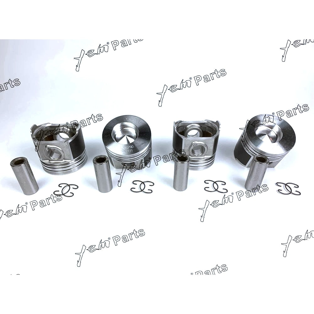 YEM Engine Parts Piston Set STD 87mm For Kubota V2203M / V2403 (1G813-21110 ) Engine Parts For Kubota