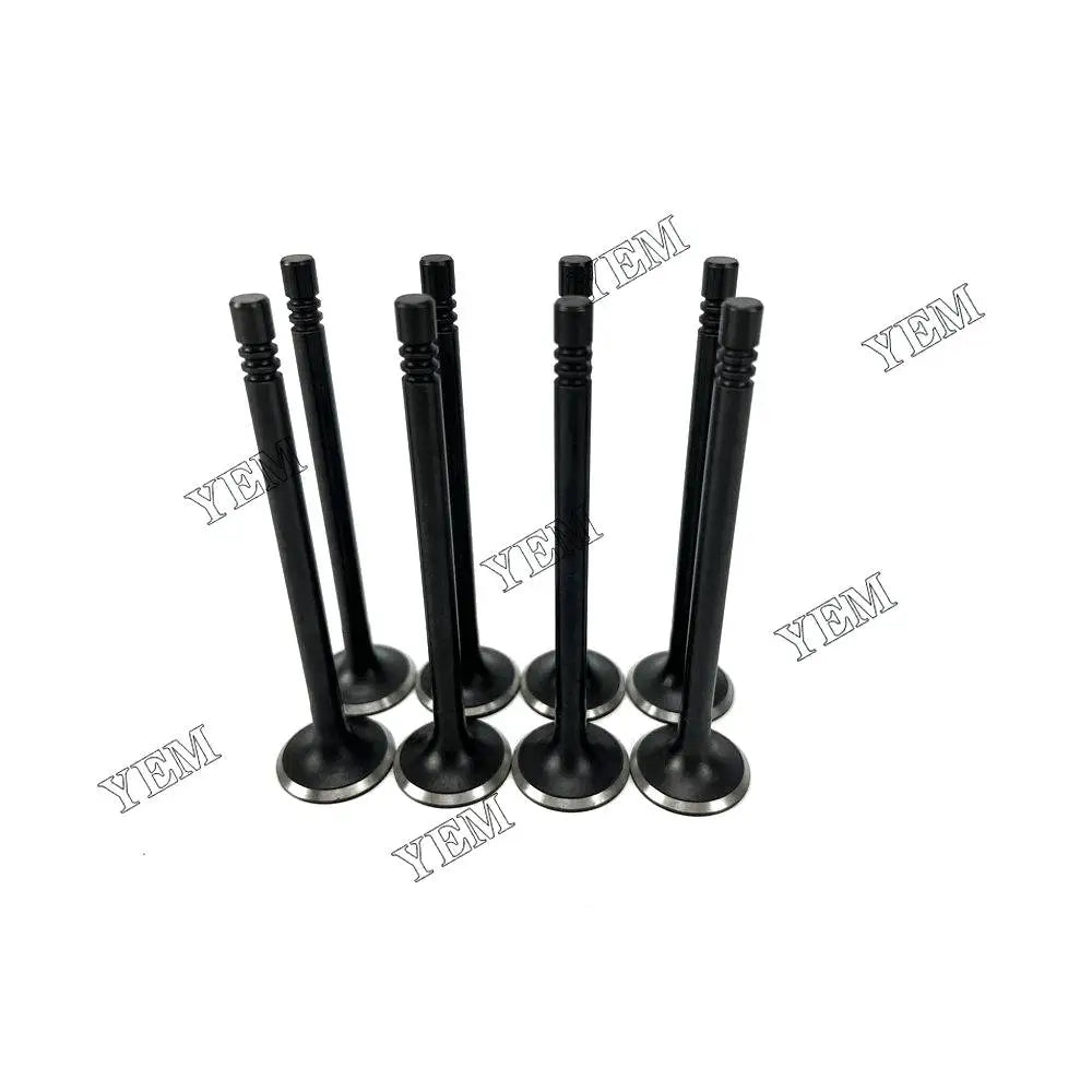 4X Part Number 22212-4A061 Exhaust Valve For Hyundai D4CB Engine YEMPARTS