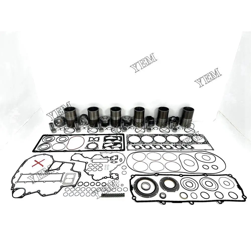 6X High performanceOverhaul Kit With Gasket Set For Caterpillar C11 Engine YEMPARTS