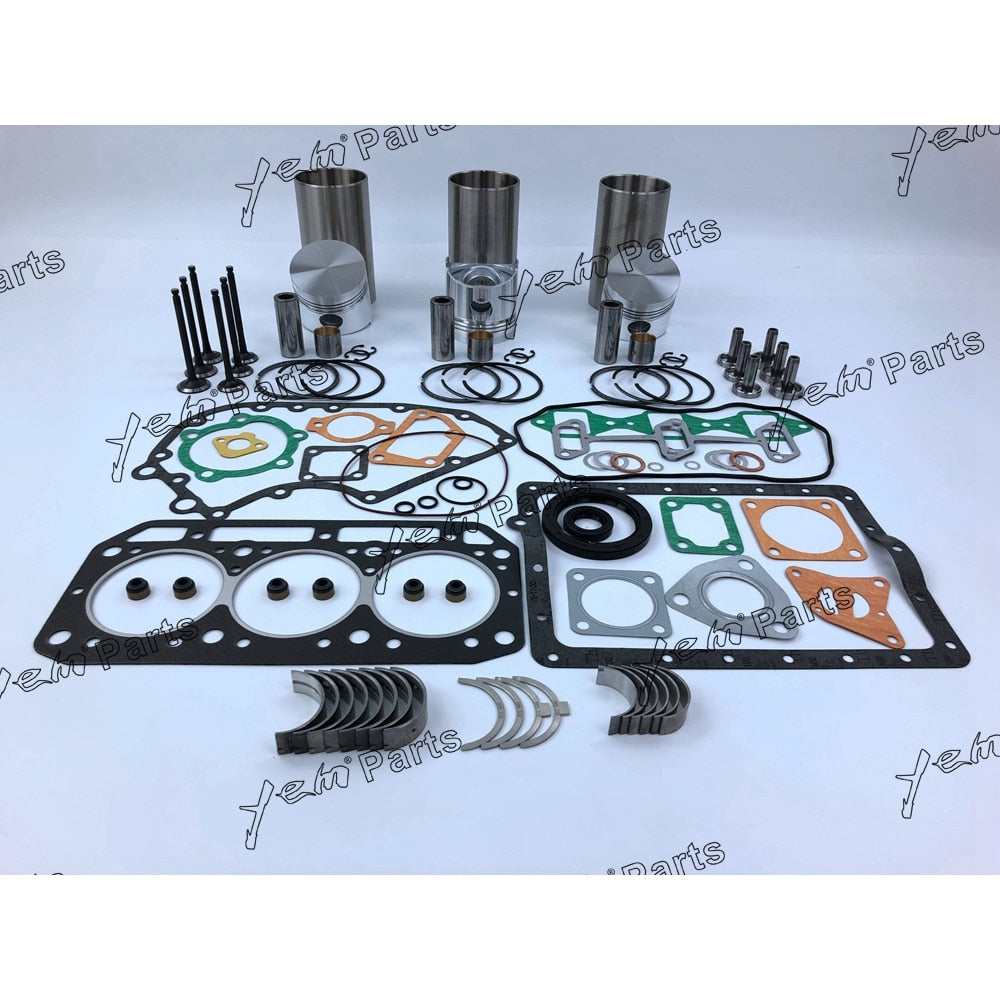 YEM Engine Parts 3D84-1 3D84 Overhaul Rebuild Kit For Komatsu Engine PC20-6 PC25-6 PC30-6 PC30-1 For Komatsu