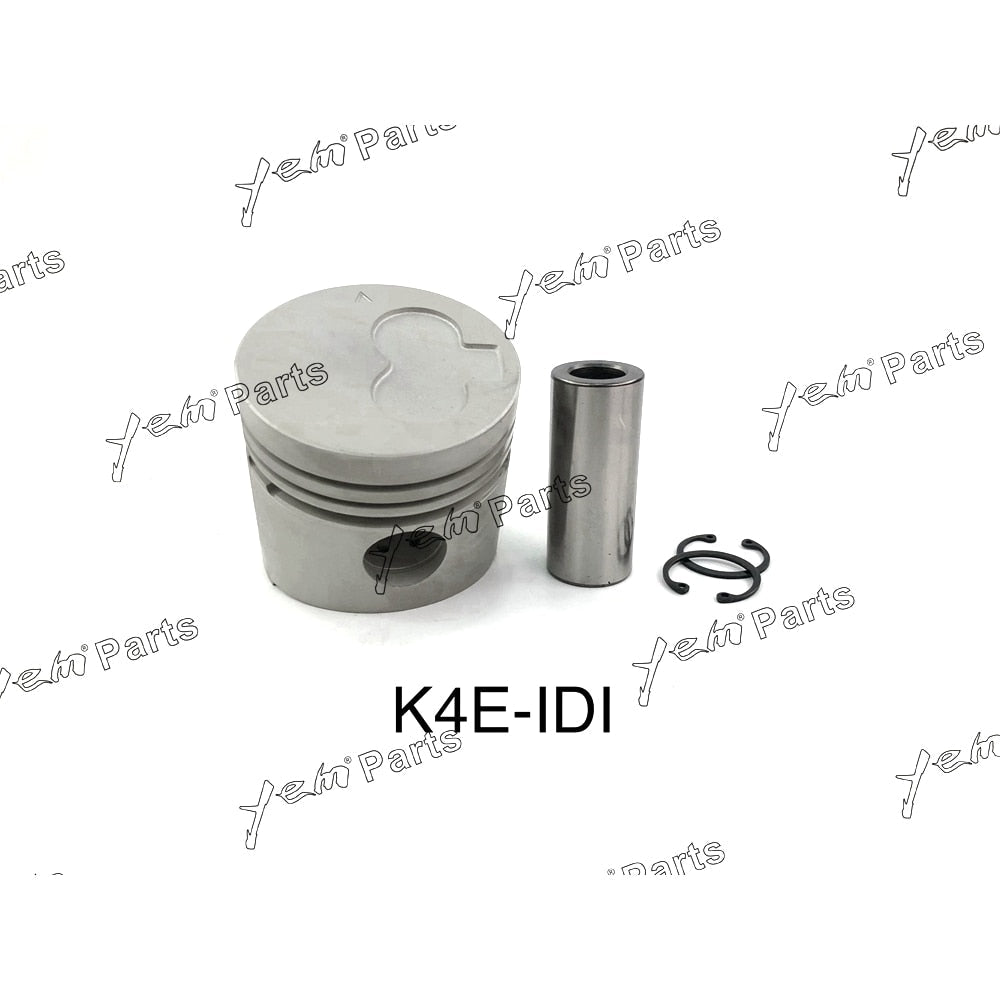 YEM Engine Parts Piston + Ring Kit Set STD For Mitsubishi K4E x4 PCS Engine Parts For Mitsubishi