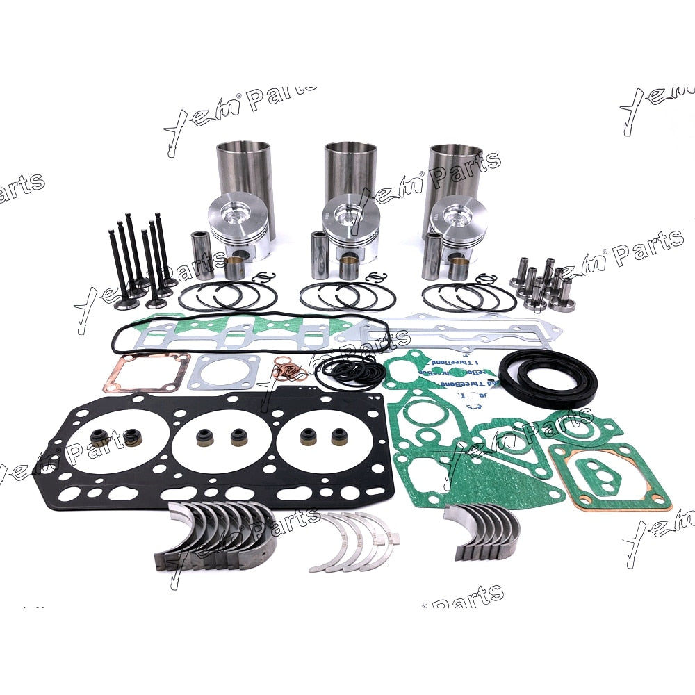 YEM Engine Parts For Hitachi ZX30U-2 ZX35U-2 ZX27U-3 ZX29U-3 3TNV88 Engine Overhaul Rebuild Kit For Hitachi