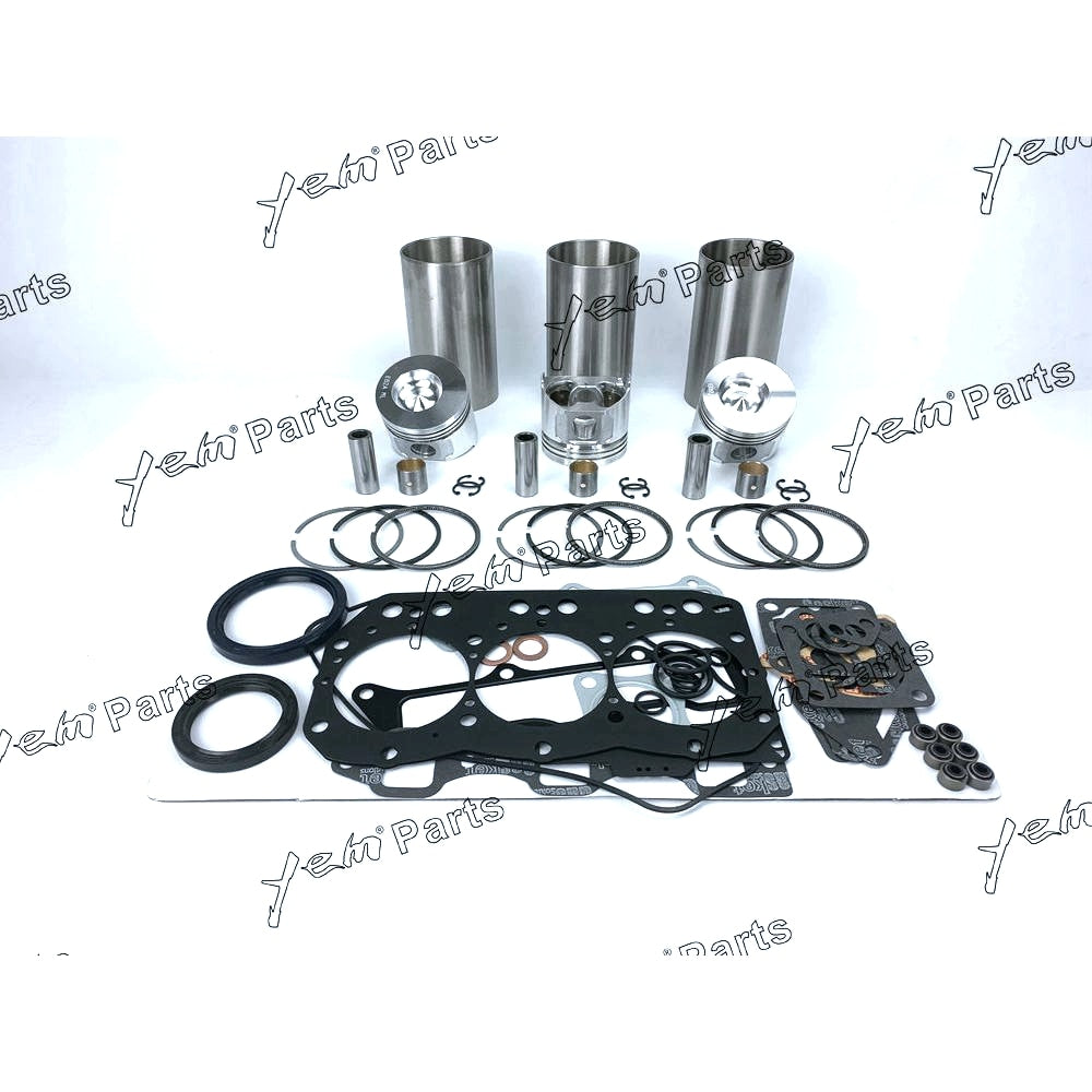 YEM Engine Parts For Yanmar 3TNE82 3TNE82A Engine Rebuild Kit For Kobelco Takeuchi Excavator Bagger For Yanmar